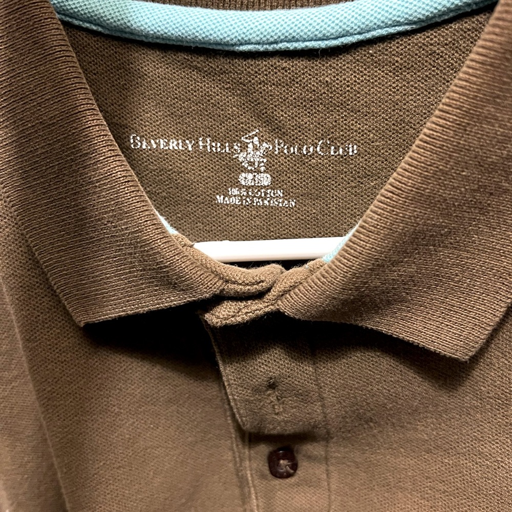 Beverly Hills Polo Club Brown Men's Shirt